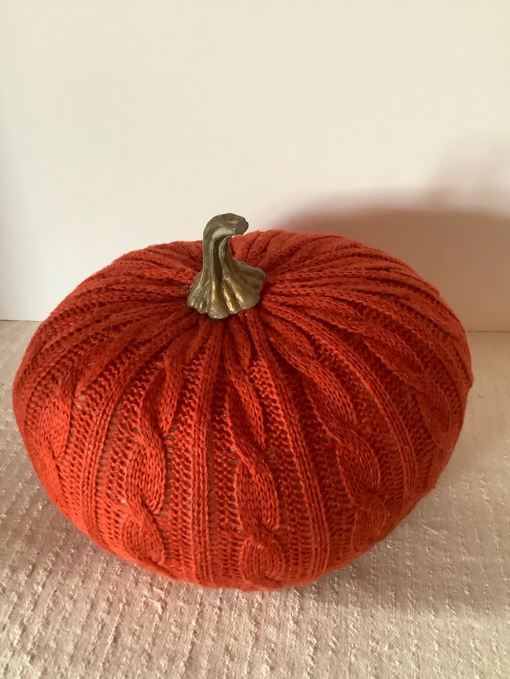 Cable Knit Fall Pumpkin Halloween Thanksgiving Cottagecore